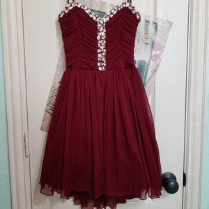 Windsor Maroon Homecoming/Prom Dress